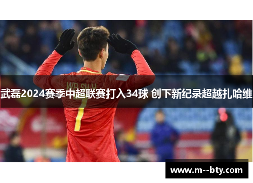 武磊2024赛季中超联赛打入34球 创下新纪录超越扎哈维